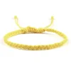 Fashion Watch Wear Armband flätat – Gul