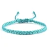 Fashion Watch Wear Armband flätat – Turkos