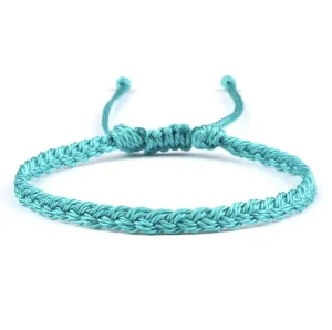 Fashion Watch Wear Armband flätat – Turkos