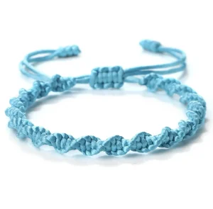 Best Watch Wear Armband Twisted – Ljusblå