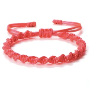 Online Watch Wear Armband Twisted – Ljusröd
