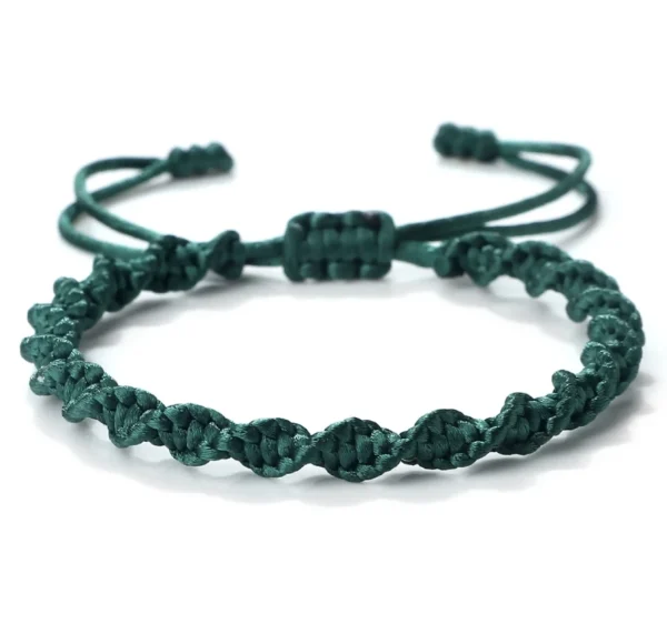 Discount Watch Wear Armband Twisted – Mörkgrön
