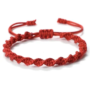 New Watch Wear Armband Twisted – Röd