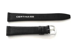 Outlet Watch Wear Certina NOS vintage läder 18mm – silver spänne
