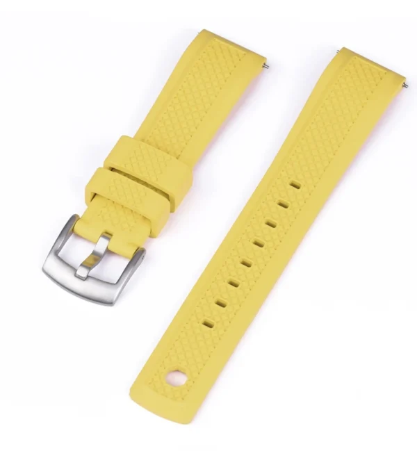 Hot Watch Wear Gummi Crosshatch – Gul