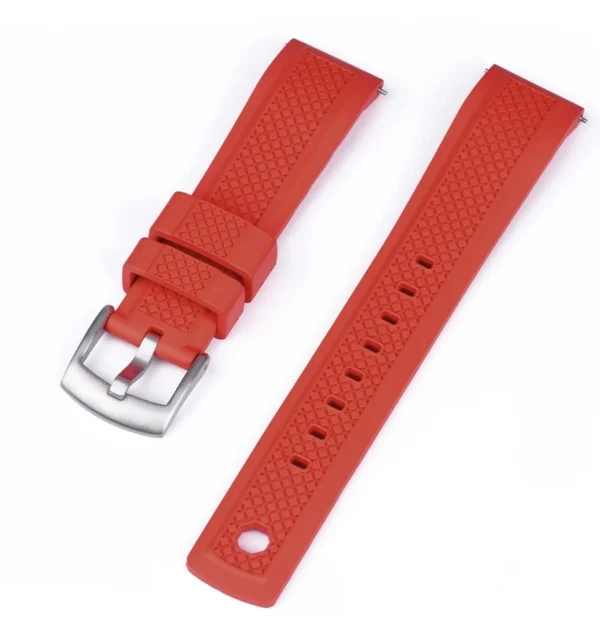 Best Watch Wear Gummi Crosshatch – Röd