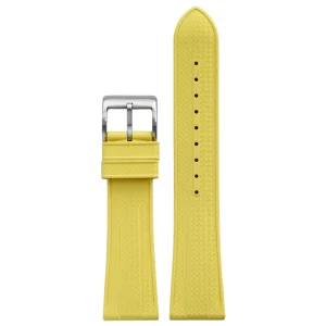 Fashion Watch Wear Gummi Crosspattern – Gul