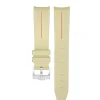 Hot Watch Wear Gummi Curved – Beige / orange