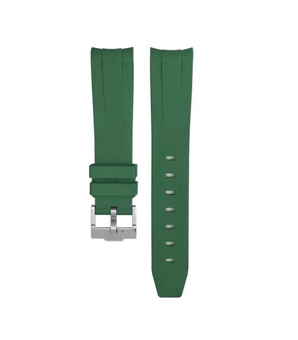 Online Watch Wear Gummi Curved – Grön