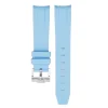 Sale Watch Wear Gummi Curved – Ljusblå