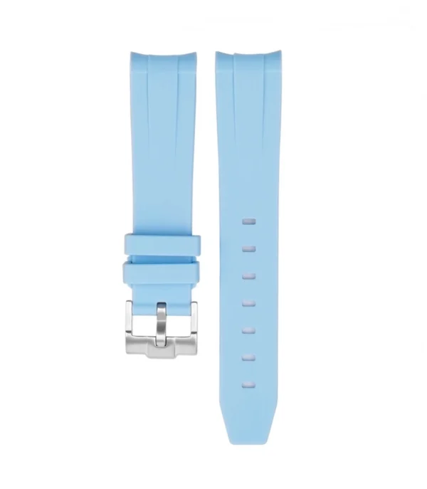 Sale Watch Wear Gummi Curved – Ljusblå