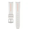 Sale Watch Wear Gummi Curved – Ljusgrå / orange