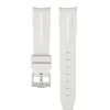 Best Watch Wear Gummi Curved – Ljusgrå / vit