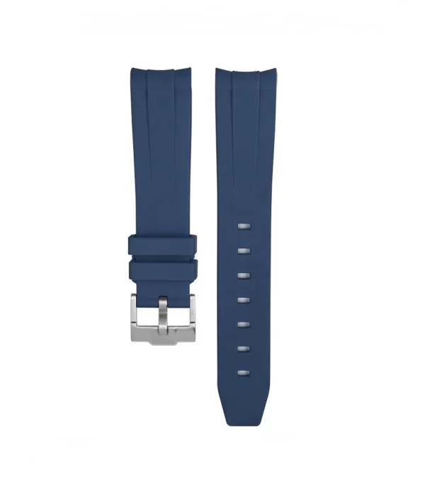 New Watch Wear Gummi Curved – Mörkblå