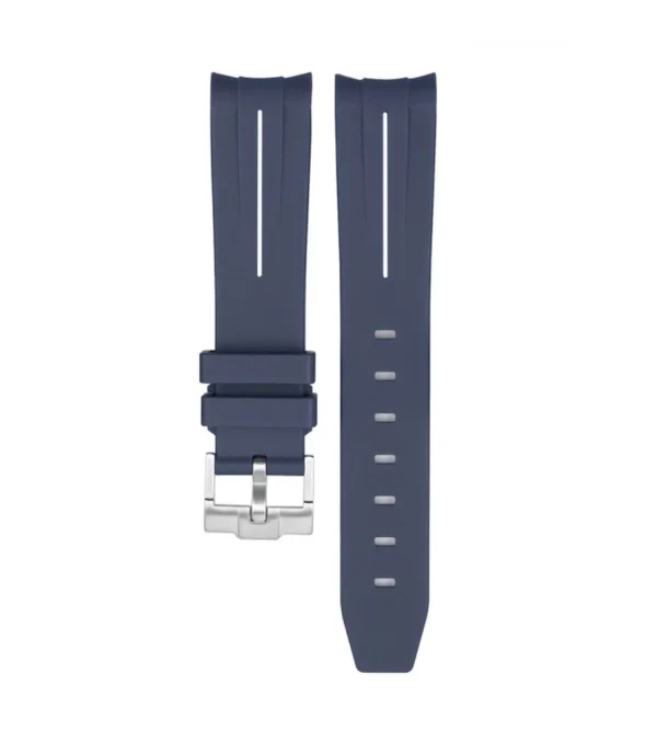Sale Watch Wear Gummi Curved – Mörkblå / vit
