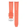 Hot Watch Wear Gummi Curved – Orange / vit