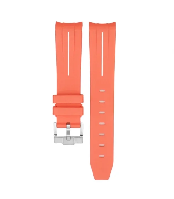 Hot Watch Wear Gummi Curved – Orange / vit