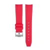 New Watch Wear Gummi Curved – Röd