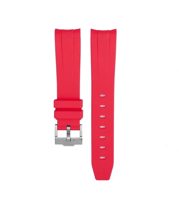 New Watch Wear Gummi Curved – Röd