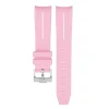 Hot Watch Wear Gummi Curved – Rosa / vit