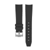 Hot Watch Wear Gummi Curved – Svart