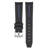 Outlet Watch Wear Gummi Curved – svart / blå