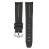 Best Watch Wear Gummi Curved – Svart / gul