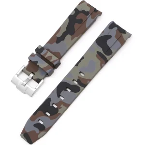 Sale Watch Wear Gummi Curved Camo – Brun