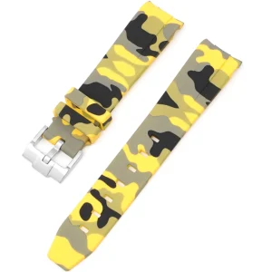 Outlet Watch Wear Gummi Curved Camo – Gul
