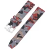 New Watch Wear Gummi Curved Camo – Mörkröd