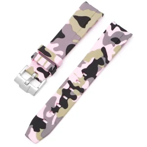 Sale Watch Wear Gummi Curved Camo – Rosa