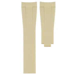 Best Watch Wear Gummi Curved Clasp – Beige