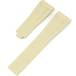 Best Watch Wear Gummi Curved Clasp – Beige