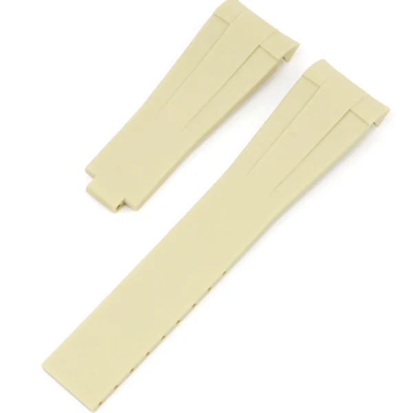 Best Watch Wear Gummi Curved Clasp – Beige
