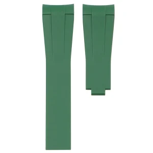 Fashion Watch Wear Gummi Curved Clasp – Grön