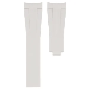 Outlet Watch Wear Gummi Curved Clasp – Ljusgrå