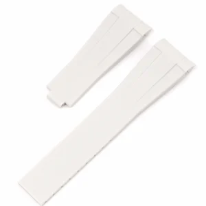 Outlet Watch Wear Gummi Curved Clasp – Ljusgrå