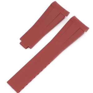 Clearance Watch Wear Gummi Curved Clasp – Mörkröd