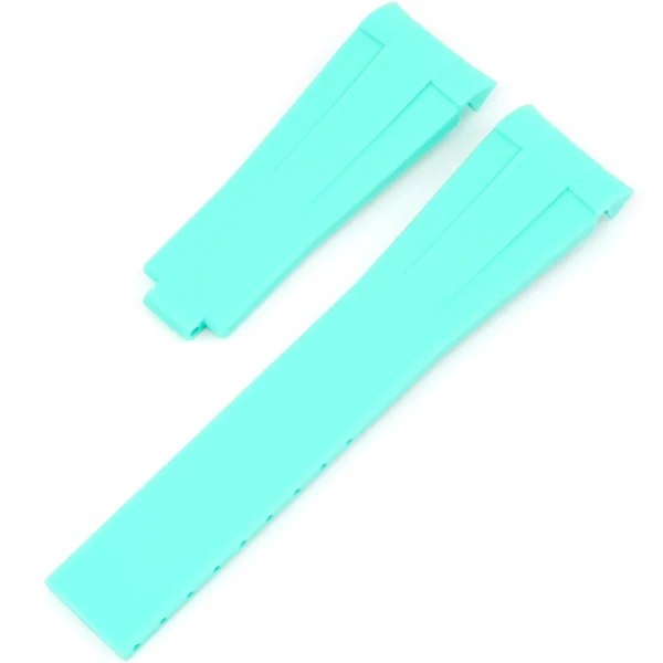 Hot Watch Wear Gummi Curved Clasp – Turkos