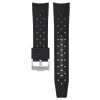 Sale Watch Wear Gummi Curved Fifty Fathoms Tropic – Svart
