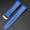 Sale Watch Wear Gummi Curved Fifty Fathoms – Blå / vit