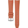 Outlet Watch Wear Gummi Curved Fifty Fathoms – Rödbrun