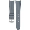Hot Watch Wear Gummi Curved Fifty Fathoms – Grå (stripe)