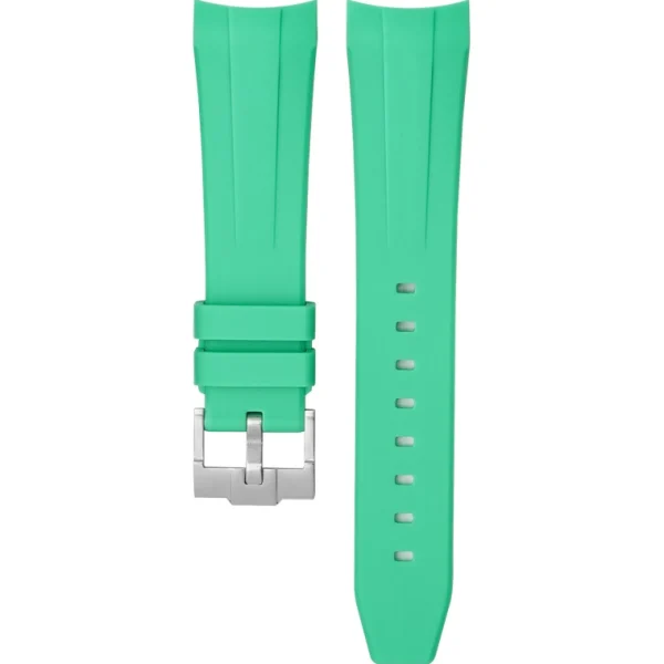 Best Watch Wear Gummi Curved Fifty Fathoms – Grön