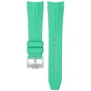 Discount Watch Wear Gummi Curved Fifty Fathoms – Grön (stripe)