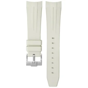 Outlet Watch Wear Gummi Curved Fifty Fathoms – Beige (stripe)