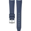 Online Watch Wear Gummi Curved Fifty Fathoms – Mörkblå