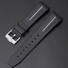 Clearance Watch Wear Gummi Curved Fifty Fathoms – Svart / vit