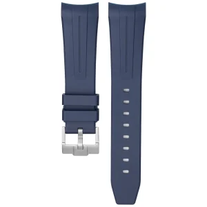 Online Watch Wear Gummi Curved Fifty Fathoms – Mörkblå (stripe)