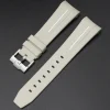 Online Watch Wear Gummi Curved Fifty Fathoms – Beige / vit